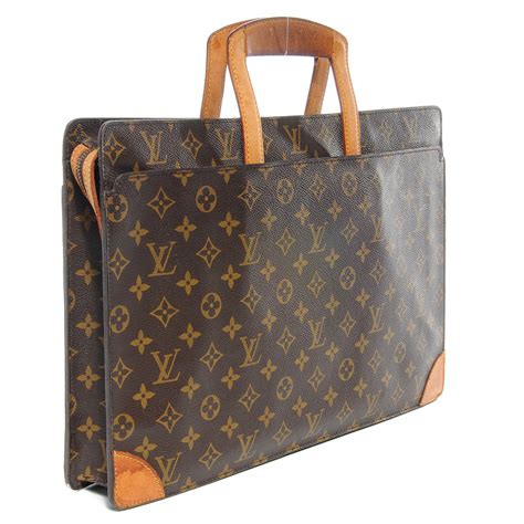 louis vuitton briefcase men& 39|Louis Vuitton hard briefcase.